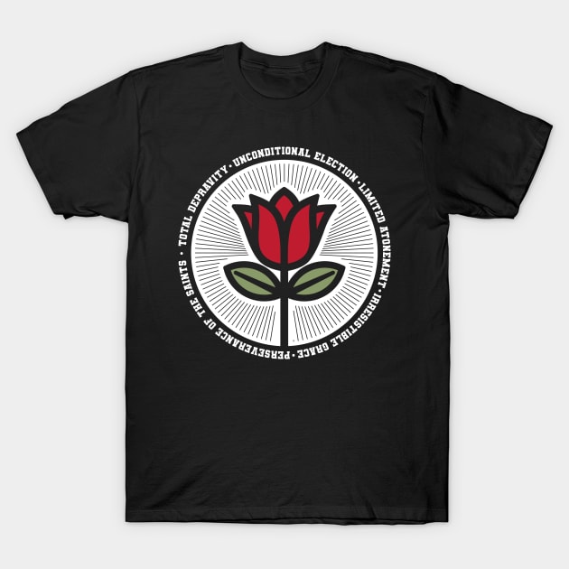 Tulip. The Five Points of Calvinism. T-Shirt by Reformer